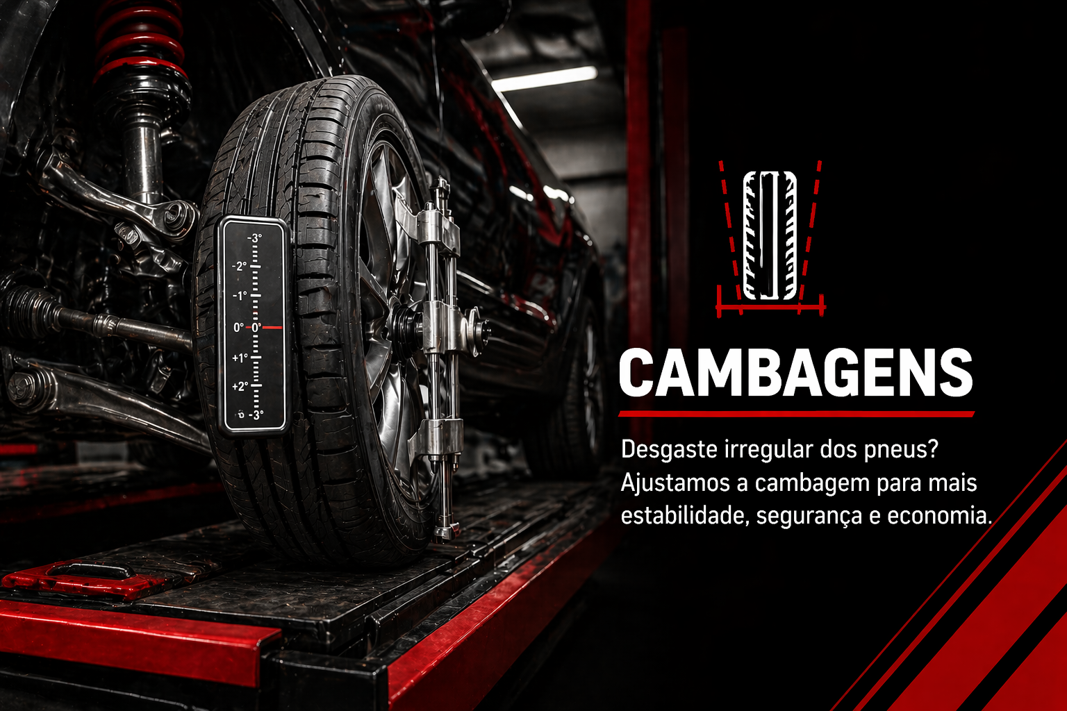 Serviço de cambagem