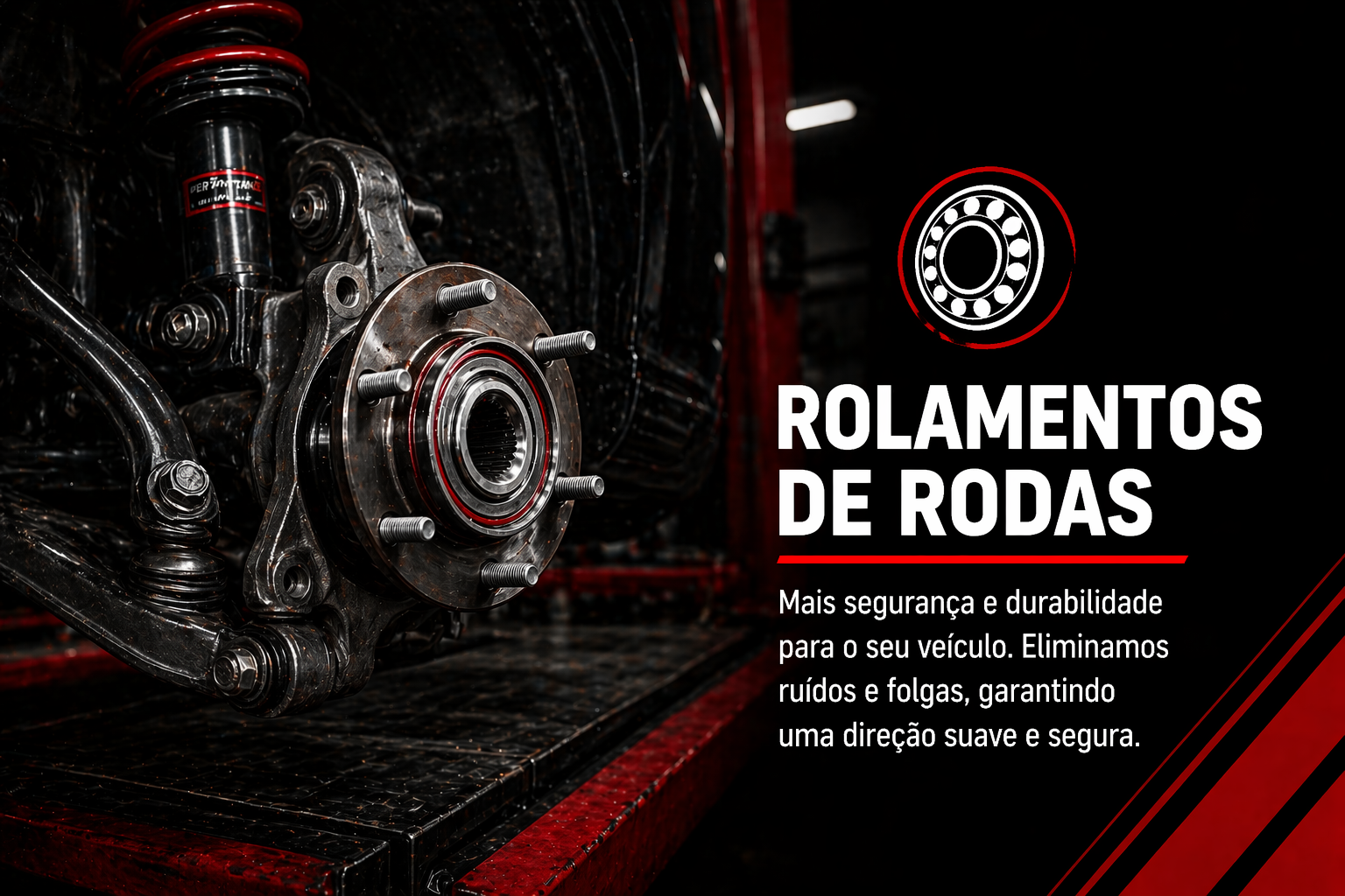Serviço de rolamento de rodas